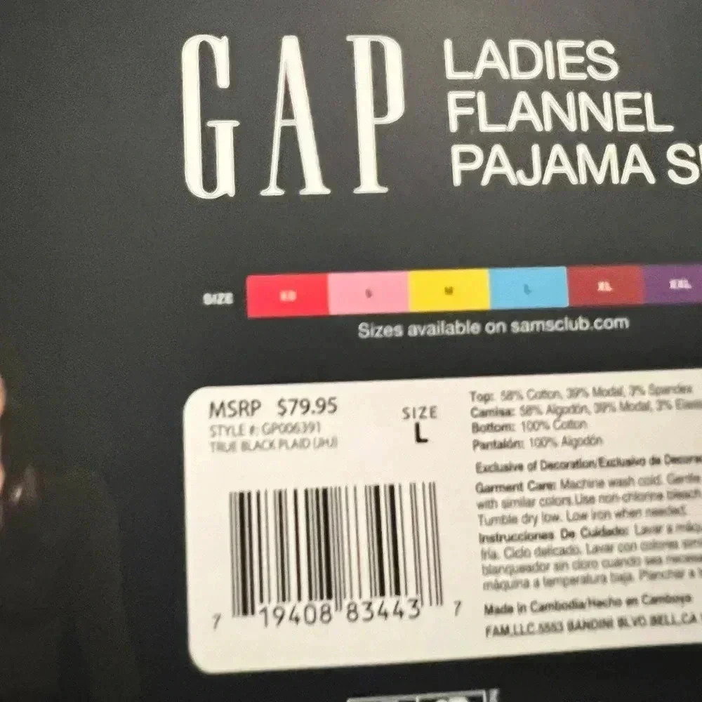 Gap women pajama gift set size large - Picture 3 of 4